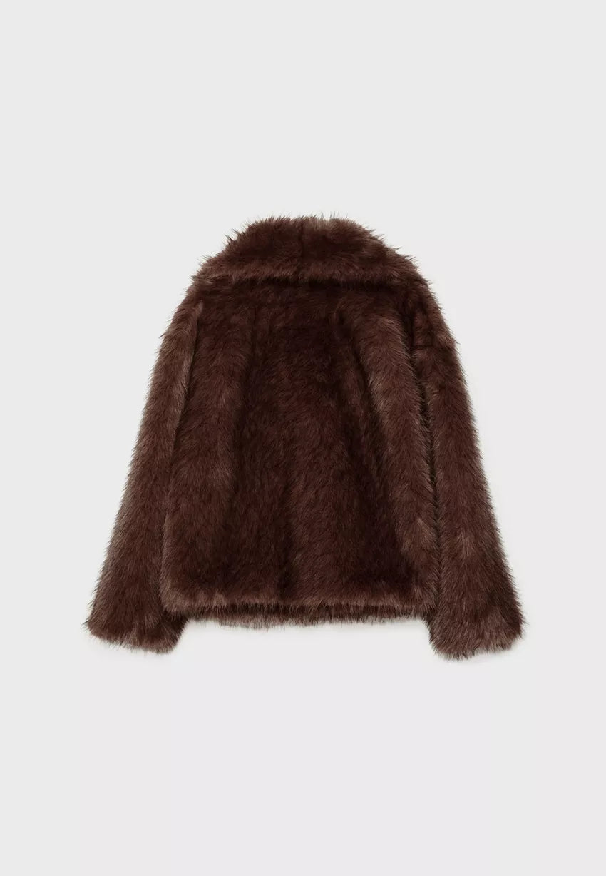 Nell | Cropped Fur Jacket