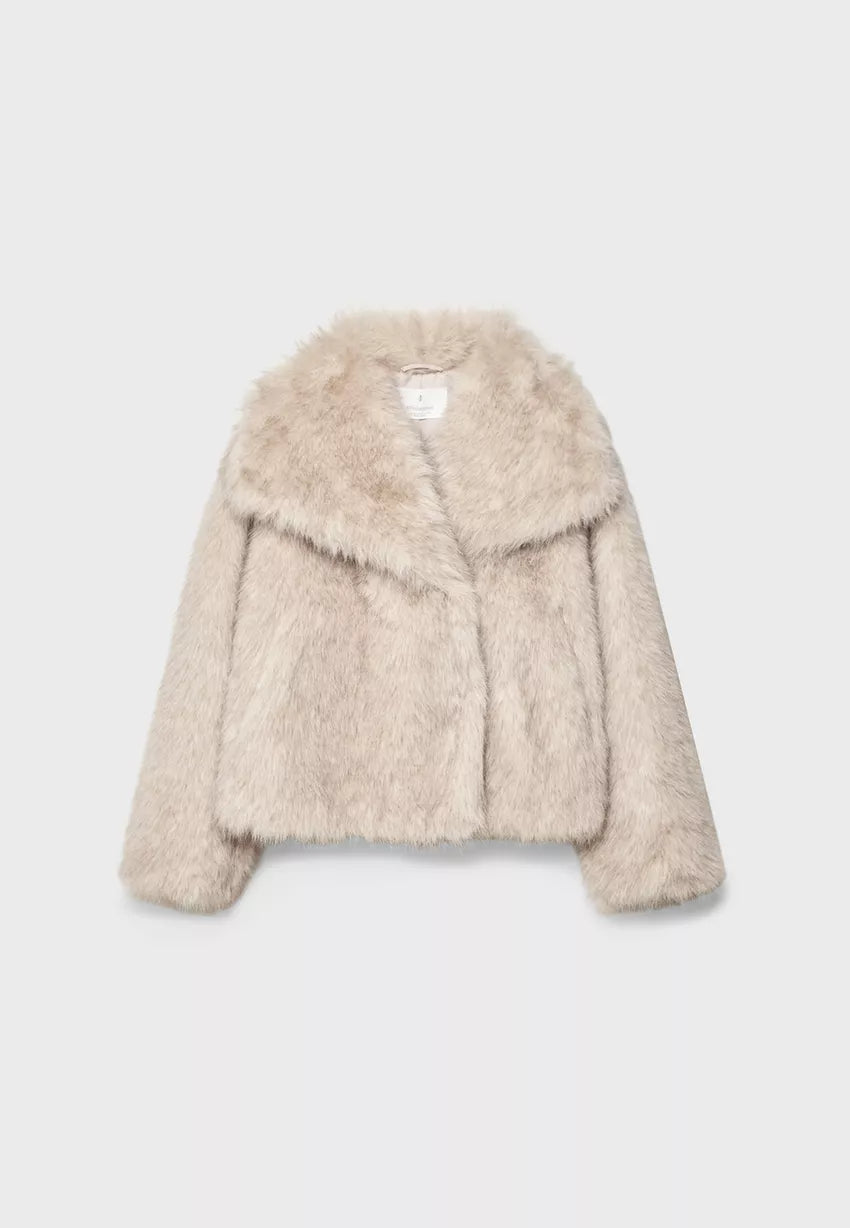 Nell | Cropped Fur Jacket