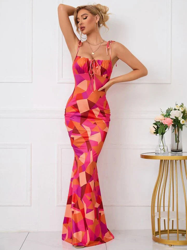Amalia | Flower Maxi Dress