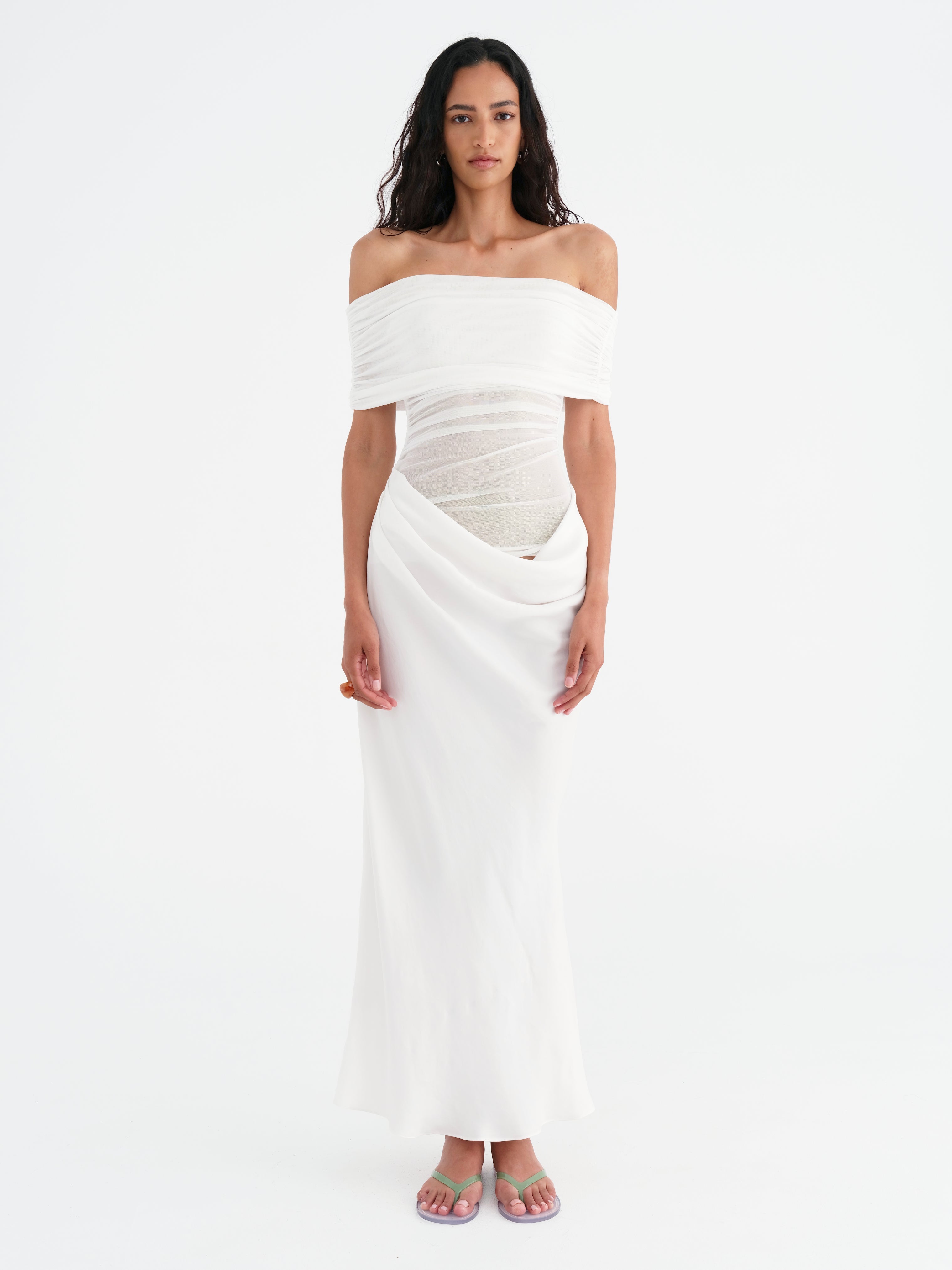 Ella | Off Shoulder Maxi Dress