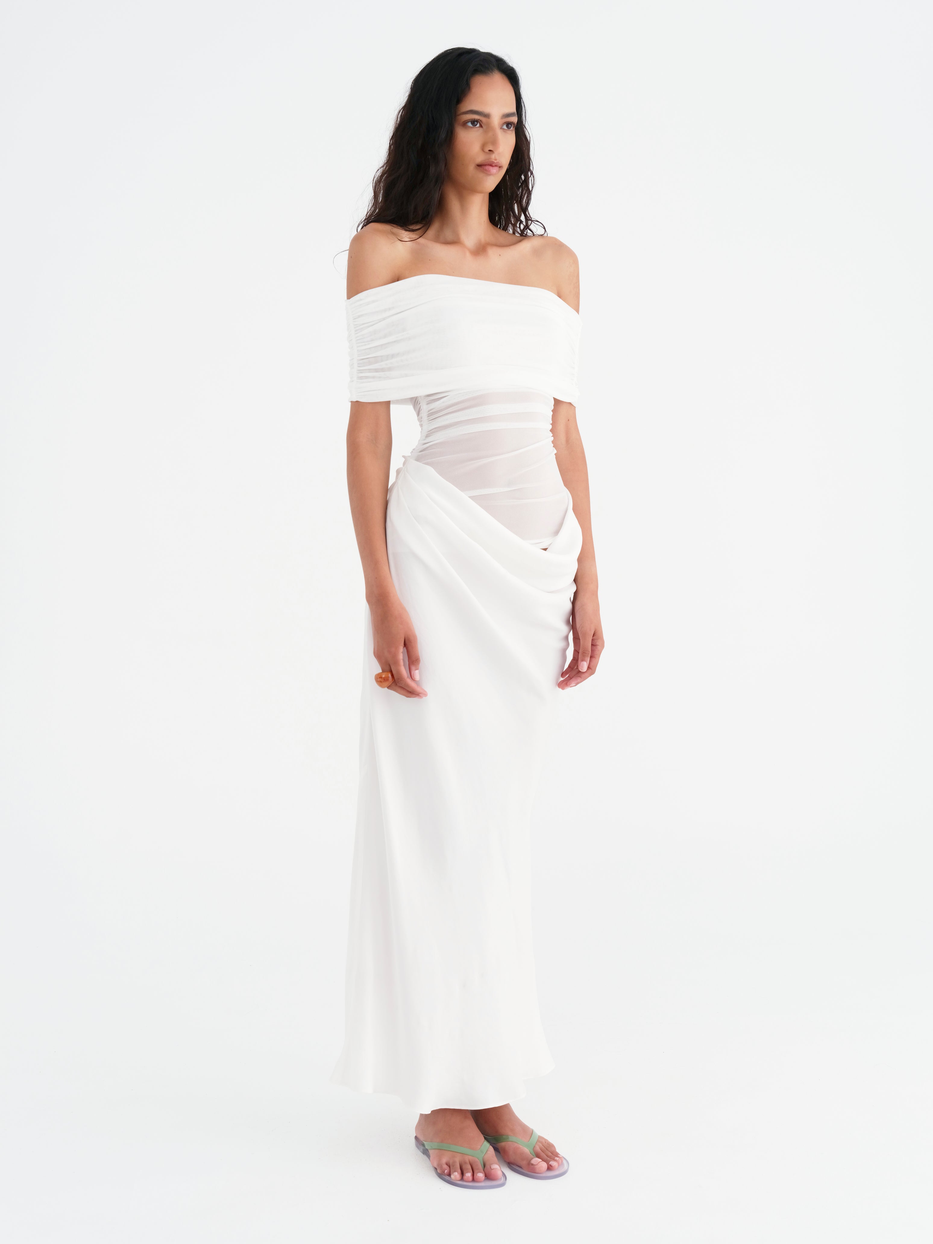 Ella | Off Shoulder Maxi Dress