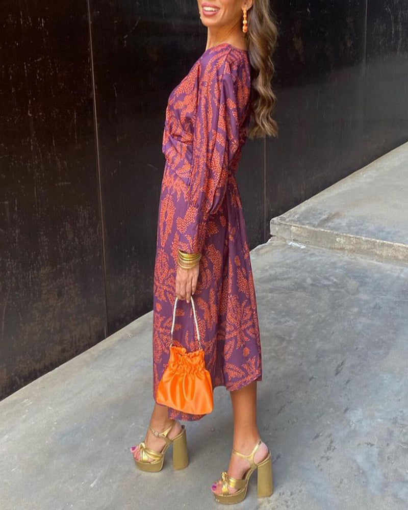 Arabella | Classic V-Neck Maxi Dress