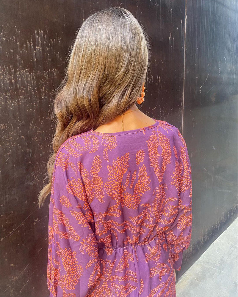 Arabella | Classic V-Neck Maxi Dress