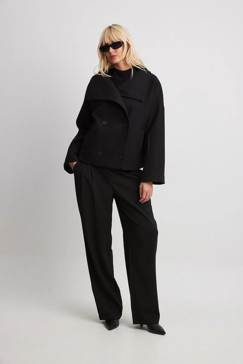 Reese | Double Breasted Short Coat