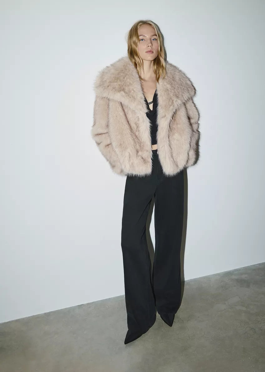 Nell | Cropped Fur Jacket