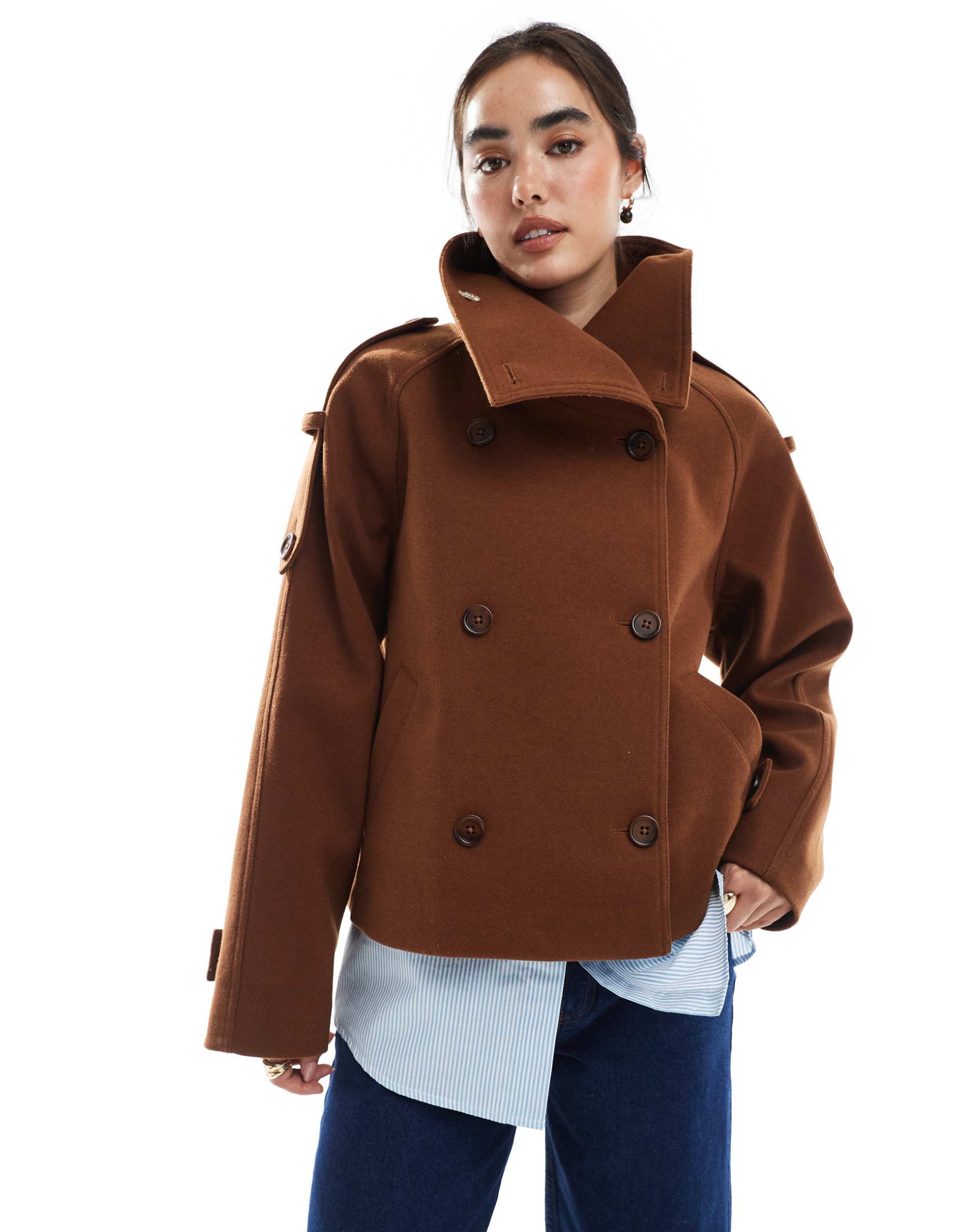 Lane | Cropped Trench Coat
