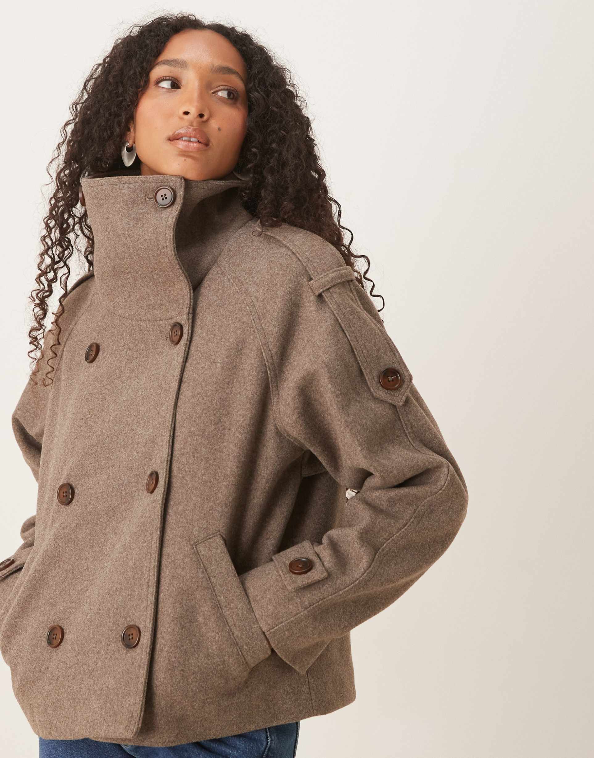 Lane | Cropped Trench Coat