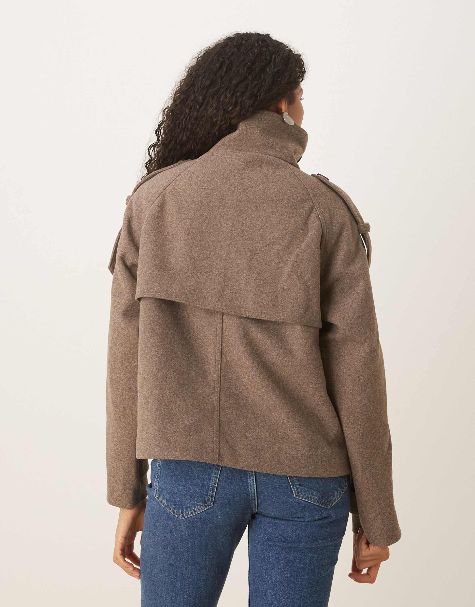 Lane | Cropped Trench Coat