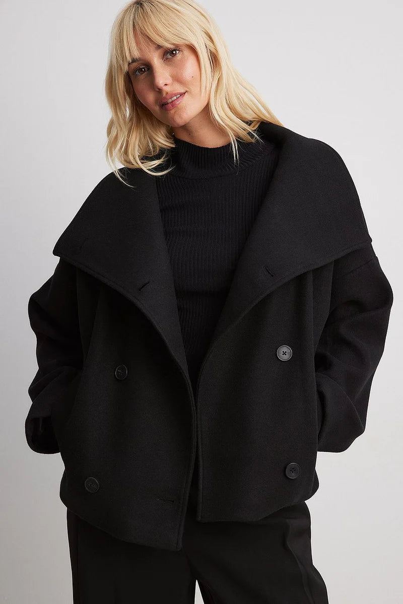 Reese | Double Breasted Short Coat